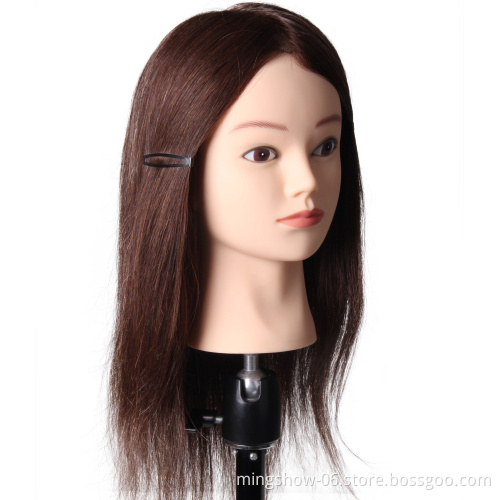 Practice Hairdressing Training Head Super Quality with 100% HUMAN Hair